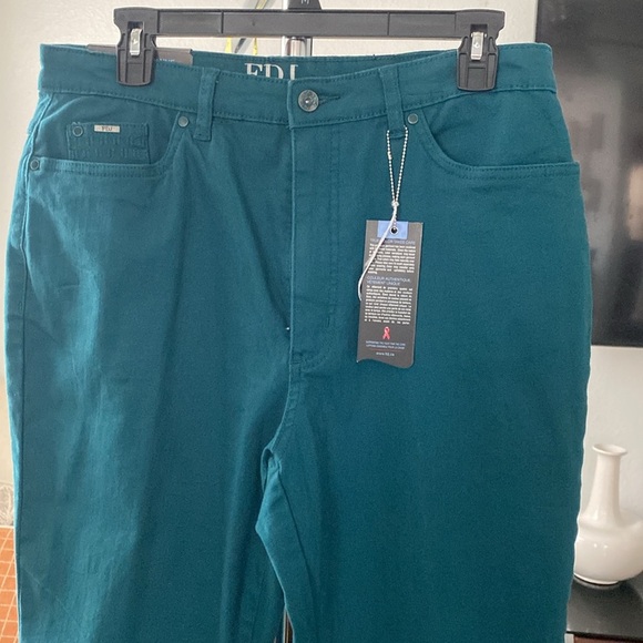 FDJ French Dressing Jeans Technoslim Suzanne Straight Leg Size 14 (I-18) - Picture 3 of 9